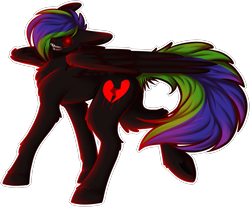 Size: 1647x1365 | Tagged: safe, artist:sketchytwi, derpibooru import, oc, oc only, pegasus, pony, glowing, glowing eyes, heartbreak, looking at you, pegasus oc, red eyes, simple background, smiling, solo, transparent background, wings