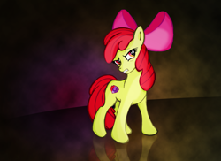 Size: 2338x1700 | Tagged: safe, artist:lemuur-art, derpibooru import, apple bloom, earth pony, pony, female, filly, solo