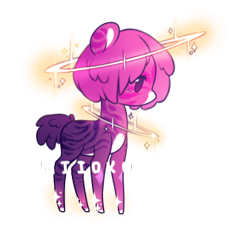 Size: 337x320 | Tagged: safe, artist:miioko, derpibooru import, oc, oc only, earth pony, pony, base used, earth pony oc, halo, simple background, solo, transparent background