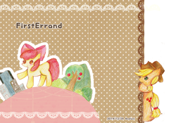 Size: 1000x700 | Tagged: safe, artist:rai_ra, derpibooru import, apple bloom, applejack, earth pony, pony, female, filly, mare