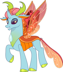 Size: 1996x2307 | Tagged: safe, artist:kurosawakuro, derpibooru import, oc, oc:axis, changedling, changeling, base used, changedling oc, changeling oc, friends of infinity, male, offspring, parent:ocellus, parent:thorax, parents:thorcellus, simple background, solo, transparent background