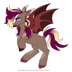 Size: 1280x1285 | Tagged: safe, artist:reptaurdrawsmlp, derpibooru import, oc, bat pony, pony, male, simple background, solo, stallion, transparent background