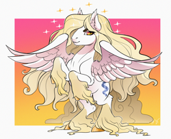 Size: 2500x2033 | Tagged: safe, artist:opalacorn, derpibooru import, oc, oc only, pegasus, pony, colored hooves, eyebrows, rearing, solo, spread wings, unshorn fetlocks, wings