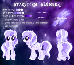 Size: 2657x2357 | Tagged: safe, artist:prismaticstars, derpibooru import, oc, oc:starstorm slumber, pegasus, pony, female, mare, reference sheet, solo