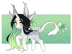 Size: 2000x1500 | Tagged: safe, artist:miioko, derpibooru import, oc, oc only, pony, unicorn, horn, jewelry, ring, simple background, solo, tail, tail ring, transparent background, unicorn oc