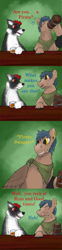 Size: 985x3962 | Tagged: safe, artist:theenderrebel, derpibooru import, oc, pegasus, pony, wolf, spoiler:comic, pegasus oc, wolves