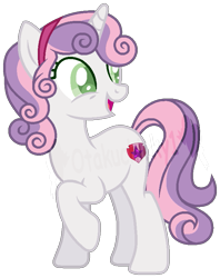 Size: 653x823 | Tagged: safe, artist:otakuchicky1, derpibooru import, sweetie belle, pony, older, older sweetie belle, simple background, solo, transparent background