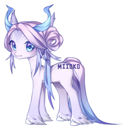 Size: 1500x1500 | Tagged: safe, artist:miioko, derpibooru import, oc, oc only, earth pony, pony, earth pony oc, simple background, smiling, solo, transparent background, unshorn fetlocks