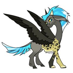 Size: 2000x2000 | Tagged: safe, artist:renhorse, derpibooru import, oc, draconequus, simple background, solo, transparent background