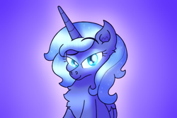 Size: 2760x1845 | Tagged: safe, artist:iceflower99, derpibooru import, princess luna, alicorn, pony, season 1, female, filly, s1 luna, solo, woona, young luna, younger