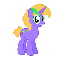 Size: 1020x1080 | Tagged: safe, artist:iceflower99, derpibooru import, oc, oc only, oc:buggy brush, pony, unicorn, simple background, smiling, solo, transparent background