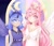 Size: 2048x1775 | Tagged: safe, artist:yukana-chan, derpibooru import, princess celestia, princess luna, human, alicorn humanization, blushing, duo, duo female, eared humanization, female, horn, horned humanization, human female, humanized, looking at you, pink-mane celestia, royal sisters, siblings, sisters, smiling, smiling at you, winged humanization, wings, younger