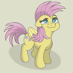 Size: 2792x2792 | Tagged: safe, artist:pony-thunder, derpibooru import, fluttershy, mohawk, solo