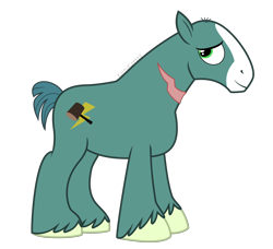 Size: 1920x1750 | Tagged: safe, artist:kaitykat117, derpibooru import, oc, oc only, oc:thunderhoof(kaitykat), base used, disabled, mute, scar, simple background, solo, tour d'equestria, transparent background, vector