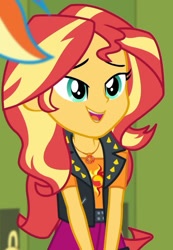 Size: 1256x1813 | Tagged: safe, derpibooru import, screencap, sunset shimmer, better together, equestria girls, holidays unwrapped, cropped, o come all ye squashful, solo focus