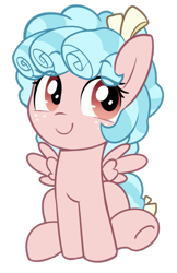 Size: 449x695 | Tagged: safe, artist:shinodage, cozy glow, pegasus, pony, c:, cozybetes, cute, female, filly, foal, freckles, simple background, sitting, smiling, solo, spread wings, transparent background, underhoof