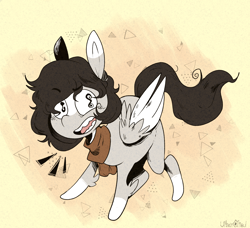 Size: 2474x2255 | Tagged: safe, artist:urbanqhoul, derpibooru import, oc, oc:leinhart, pegasus, pony, clothes, scarf