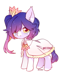 Size: 1000x1150 | Tagged: safe, artist:miioko, derpibooru import, oc, oc only, earth pony, pony, cloak, clothes, earth pony oc, ethereal mane, simple background, solo, starry mane, transparent background