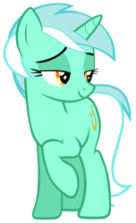 Size: 7000x11500 | Tagged: safe, artist:tardifice, derpibooru import, lyra heartstrings, pony, unicorn, absurd resolution, background pony, cute, female, horn, lidded eyes, lyrabetes, mare, orange eyes, raised hoof, raised leg, simple background, smiling, smug, solo, standing, tail, transparent background, two toned mane, two toned tail, vector