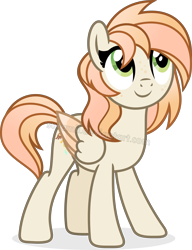 Size: 6228x8124 | Tagged: safe, artist:suramii, derpibooru import, oc, oc only, oc:hover cove, pegasus, pony, absurd resolution, female, folded wings, green eyes, mare, pegasus oc, shadow, simple background, smiling, solo, standing, tail, transparent background, vector, wings