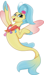 Size: 4000x6714 | Tagged: safe, artist:negatif22, artist:verulence, derpibooru import, princess skystar, seapony (g4), my little pony: the movie, .svg available, cute, female, looking at you, movie accurate, open mouth, open smile, simple background, skyabetes, smiling, smiling at you, solo, transparent background, vector