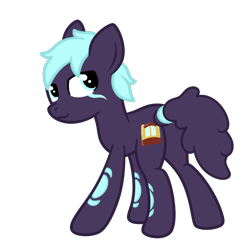 Size: 894x894 | Tagged: safe, artist:tuft, derpibooru import, oc, oc only, oc:tuft, earth pony, pony, base used, bouncy castle, butt, cutie mark, looking back, male, plot, simple background, smiling, solo, stallion, transparent background