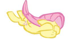 Size: 860x483 | Tagged: safe, artist:benpictures1, fluttershy, pegasus, pony, covering eyes, cute, ears, female, floppy ears, inkscape, mare, shyabetes, solo, vector, wavy mouth