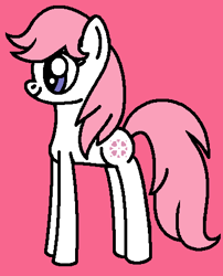 Size: 368x455 | Tagged: safe, artist:rainbowbro58, derpibooru import, baby sundance, earth pony, pony, g1, g4, baby, baby pony, baby sundawwnce, cute, female, filly, g1 to g4, generation leap, ms paint, pink background, simple background, smiling, solo