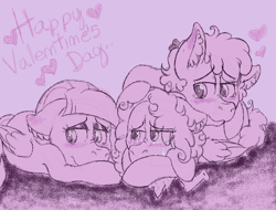 Size: 1426x1082 | Tagged: safe, artist:millefaller, derpibooru import, oc, pegasus, pony, crying, dipper pines, ear fluff, ears, eyelashes, female, gravity falls, happy valentines day, makeup, male, mare, pacifica northwest, ponified, stallion