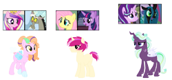 Size: 1609x744 | Tagged: safe, artist:tragedy-kaz, derpibooru import, discord, fluttershy, princess cadance, queen chrysalis, starlight glimmer, twilight sparkle, twilight sparkle (alicorn), oc, alicorn, changeling, changeling queen, draconequus, hybrid, pony, base used, changeling oc, changeling queen oc, discodance, female, glimmerlis, infidelity, interspecies offspring, lesbian, magical lesbian spawn, male, mare, offspring, parent:discord, parent:fluttershy, parent:princess cadance, parent:queen chrysalis, parent:starlight glimmer, parent:twilight sparkle, parents:discodance, parents:glimmerlis, parents:twishy, screencap reference, shipping, simple background, stallion, straight, transparent background, twishy