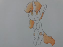 Size: 2064x1548 | Tagged: safe, artist:cherro, derpibooru import, oc, oc only, oc:kitty kit, pony, unicorn, solo, traditional art