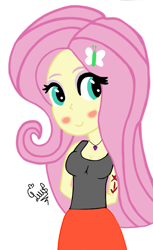 Size: 1710x2788 | Tagged: safe, artist:flutteryaylove, derpibooru import, fluttershy, equestria girls, cute, simple background, white background