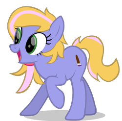 Size: 1093x1080 | Tagged: safe, artist:thunder-blur, derpibooru import, oc, oc only, oc:indigo ink, earth pony, pony, earth pony oc, female, green eyes, magical lesbian spawn, offspring, open mouth, open smile, raised hoof, raised leg, shadow, show accurate, simple background, smiling, solo, standing, tail, transparent background, two toned mane, two toned tail