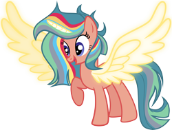 Size: 8530x6450 | Tagged: safe, artist:digimonlover101, derpibooru import, oc, oc:shooting sparkle, pony, unicorn, absurd resolution, artificial wings, augmented, female, magic, magic wings, mare, simple background, solo, transparent background, vector, wings