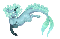 Size: 4200x2700 | Tagged: safe, artist:gigason, derpibooru import, oc, pony, unicorn, female, fish tail, mare, simple background, solo, tail, transparent background