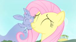 Size: 1280x720 | Tagged: safe, derpibooru import, screencap, bat, pegasus, pony, bats!, season 4, baby bat, cute