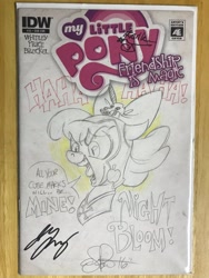 Size: 1536x2048 | Tagged: safe, artist:andypriceart, derpibooru import, idw, apple bloom, earth pony, pony, comic, cover, female, filly, foal, solo