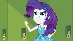 Size: 1920x1078 | Tagged: safe, derpibooru import, screencap, rarity, better together, equestria girls, holidays unwrapped, o come all ye squashful, rarity peplum dress, solo