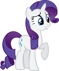 Size: 2237x2680 | Tagged: safe, artist:flizzick, derpibooru import, rarity, pony, unicorn, dragon quest, season 2, eyeshadow, female, gritted teeth, high res, makeup, mare, raised hoof, raised leg, simple background, solo, transparent background, vector
