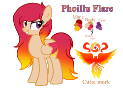 Size: 790x589 | Tagged: safe, artist:madlilon2051, derpibooru import, oc, oc only, pegasus, phoenix, pony, base used, colored wings, eyelashes, female, folded wings, gradient mane, gradient tail, grin, mare, pegasus oc, purple eyes, simple background, smiling, solo, standing, tail, transparent background, two toned wings, wings