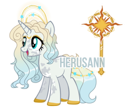 Size: 1024x883 | Tagged: safe, artist:herusann, derpibooru import, oc, oc only, pony, unicorn, base used, colored hooves, eyelashes, female, horn, mare, scepter, simple background, smiling, solo, transparent background, unicorn oc