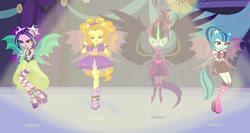 Size: 3180x1688 | Tagged: safe, artist:bigpurplemuppet99, derpibooru import, adagio dazzle, aria blaze, midnight sparkle, sci-twi, sonata dusk, twilight sparkle, equestria girls, friendship games, rainbow rocks, the dazzlings