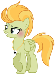 Size: 1240x1680 | Tagged: safe, artist:venomous-cookietwt, derpibooru import, oc, pegasus, female, mare, offspring, parent:lightning streak, parent:spitfire, simple background, solo, transparent background