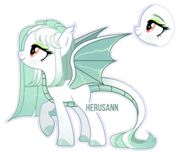 Size: 2200x1900 | Tagged: safe, artist:herusann, derpibooru import, oc, oc only, pony, base used, draoncy, eyelashes, female, grin, hoof polish, raised hoof, raised leg, simple background, smiling, solo, transparent background