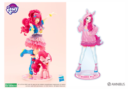 Size: 1205x840 | Tagged: safe, derpibooru import, pinkie pie, human, pony, amnibus, clothes, figurine, hoodie, humanized, kotobukiya, kotobukiya pinkie pie, official, photo, stockings, thigh highs