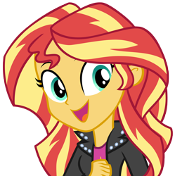 Size: 7084x7117 | Tagged: safe, artist:andoanimalia, derpibooru import, sunset shimmer, equestria girls, rainbow rocks, female, simple background, solo, transparent background, vector