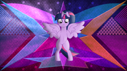 Size: 3840x2160 | Tagged: safe, artist:laszlvfx, artist:severity-gray, derpibooru import, edit, twilight sparkle, twilight sparkle (alicorn), alicorn, pony, bipedal, female, solo, wallpaper, wallpaper edit