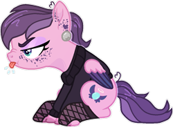 Size: 955x703 | Tagged: safe, artist:rickysocks, derpibooru import, oc, pegasus, pony, base used, clothes, female, simple background, solo, sweater, tongue, tongue out, transparent background