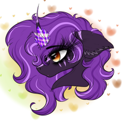 Size: 1747x1720 | Tagged: safe, artist:beamybutt, derpibooru import, oc, oc only, pony, unicorn, crystal, ear fluff, ears, eyelashes, horn, horn jewelry, jewelry, solo, unicorn oc