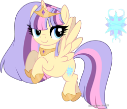 Size: 3088x2655 | Tagged: safe, artist:reptaurdrawsmlp, derpibooru import, oc, oc:selene sparkle, alicorn, pony, crown, female, high res, jewelry, mare, regalia, simple background, solo, transparent background